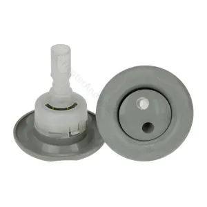 90mm Pentair Luxury Cyclone Spa Jet - Gray - Dual Pulse - Scallops