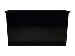 ACRYLIC 8FT BAR - GLOSSY BLACK