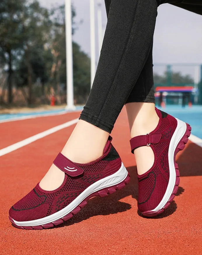Adjustable and Soft Minimalist Sneakers for Elegant Women