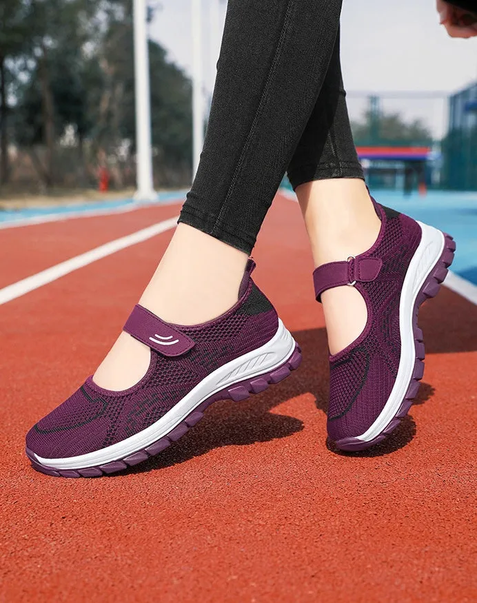 Adjustable and Soft Minimalist Sneakers for Elegant Women