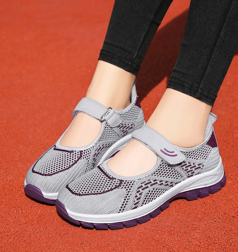 Adjustable and Soft Minimalist Sneakers for Elegant Women