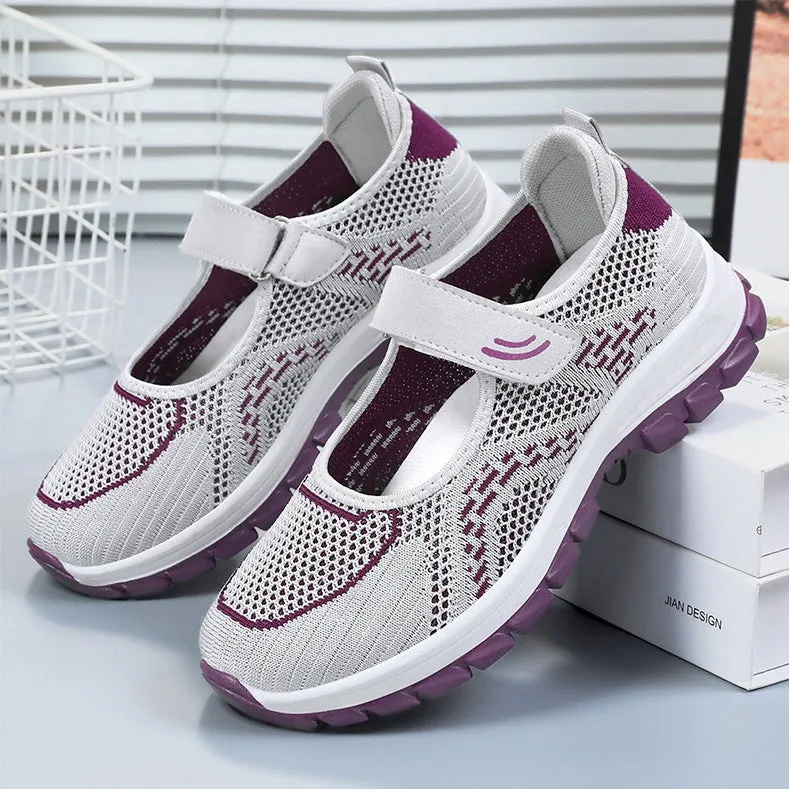 Adjustable and Soft Minimalist Sneakers for Elegant Women