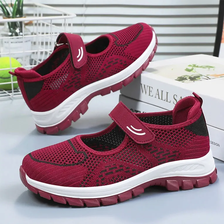 Adjustable and Soft Minimalist Sneakers for Elegant Women