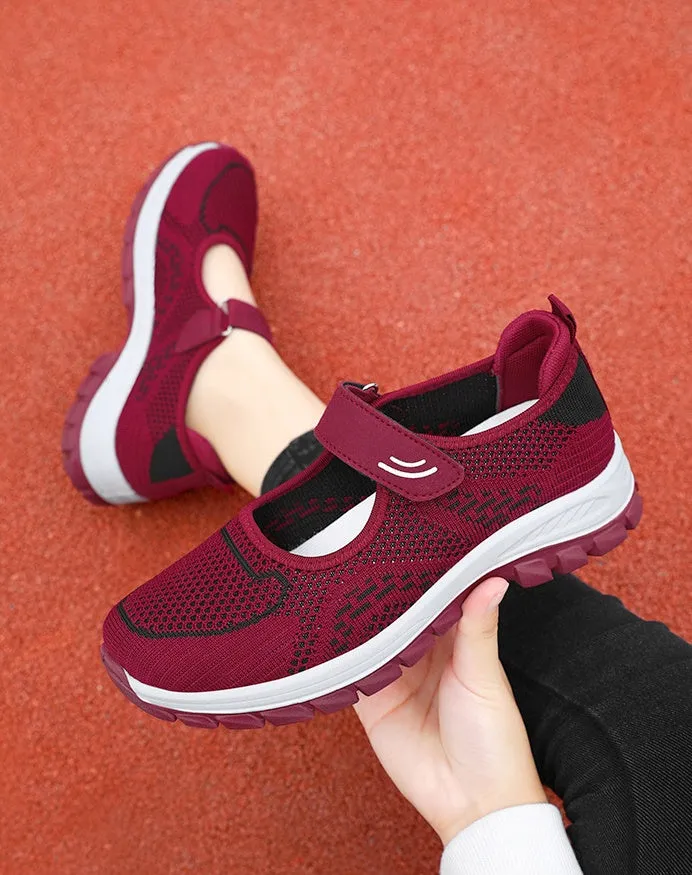 Adjustable and Soft Minimalist Sneakers for Elegant Women