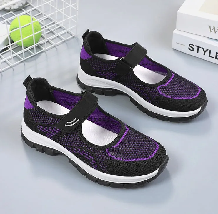 Adjustable and Soft Minimalist Sneakers for Elegant Women