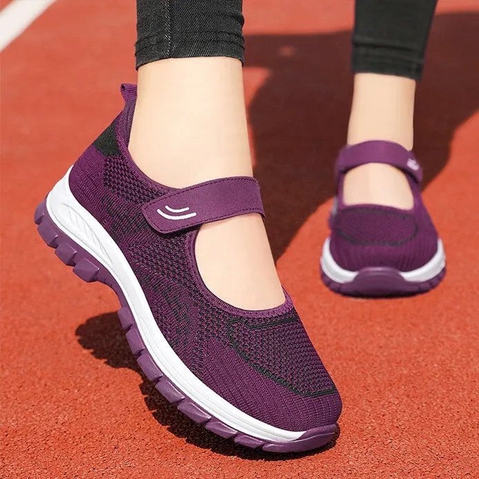 Adjustable and Soft Minimalist Sneakers for Elegant Women