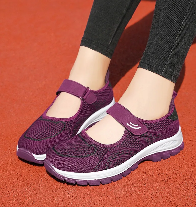 Adjustable and Soft Minimalist Sneakers for Elegant Women