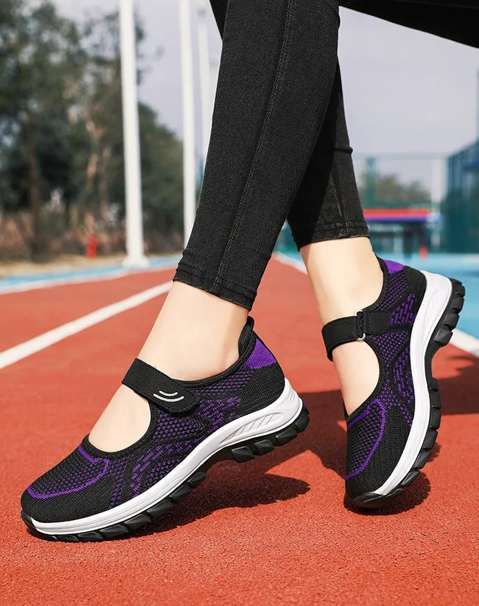 Adjustable and Soft Minimalist Sneakers for Elegant Women