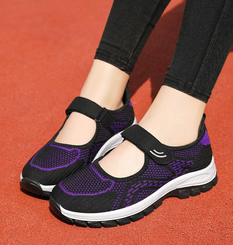 Adjustable and Soft Minimalist Sneakers for Elegant Women