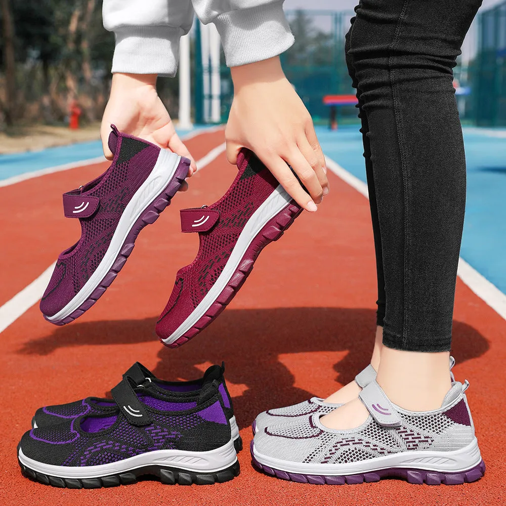 Adjustable and Soft Minimalist Sneakers for Elegant Women