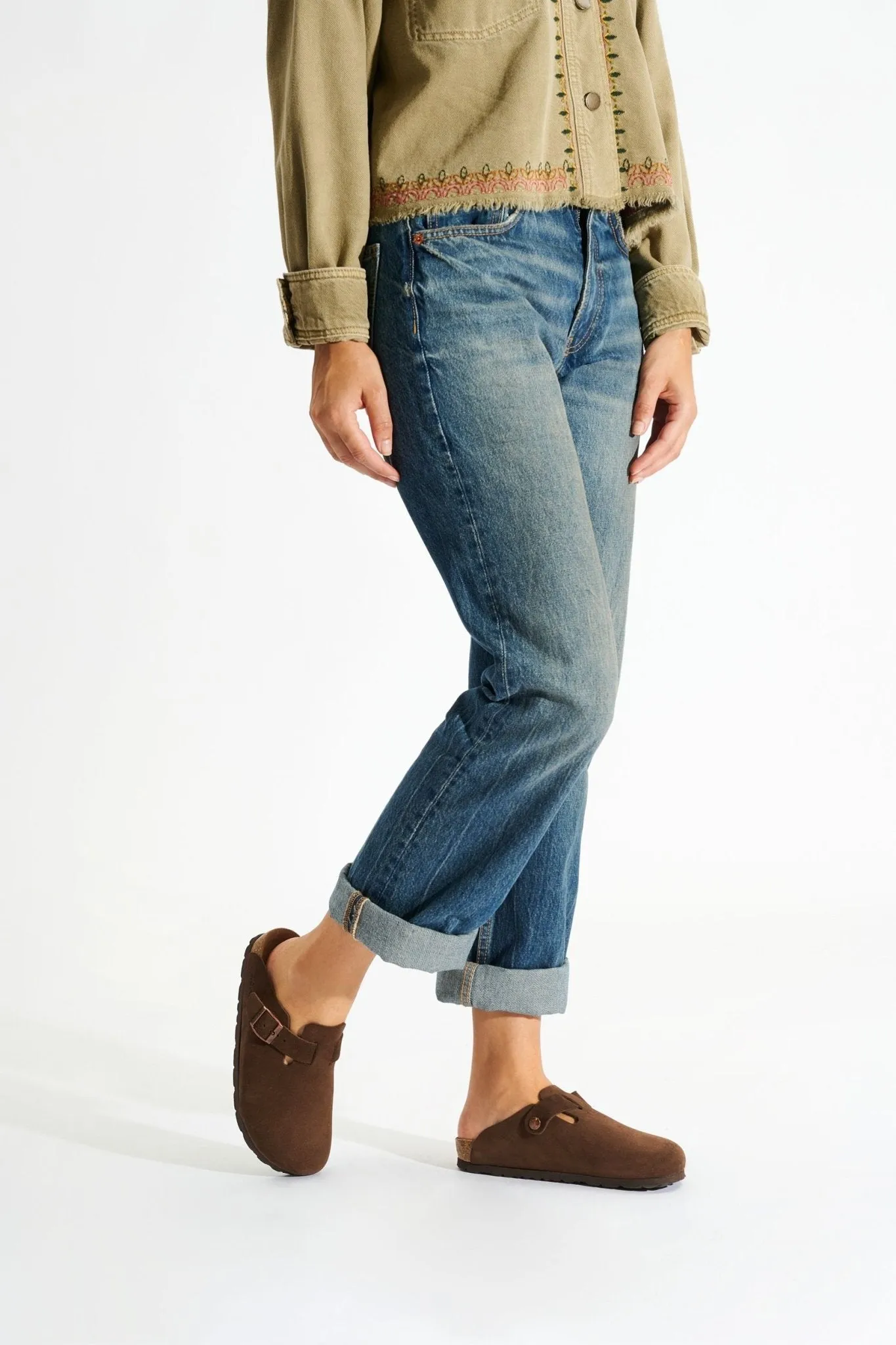 'Alba' women's outdoor clog -  Brown