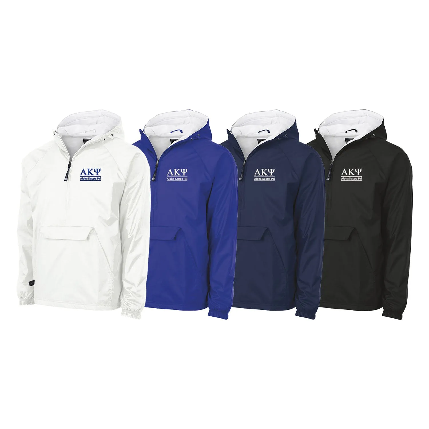 Alpha Kappa Psi Flannel Lined Windbreaker