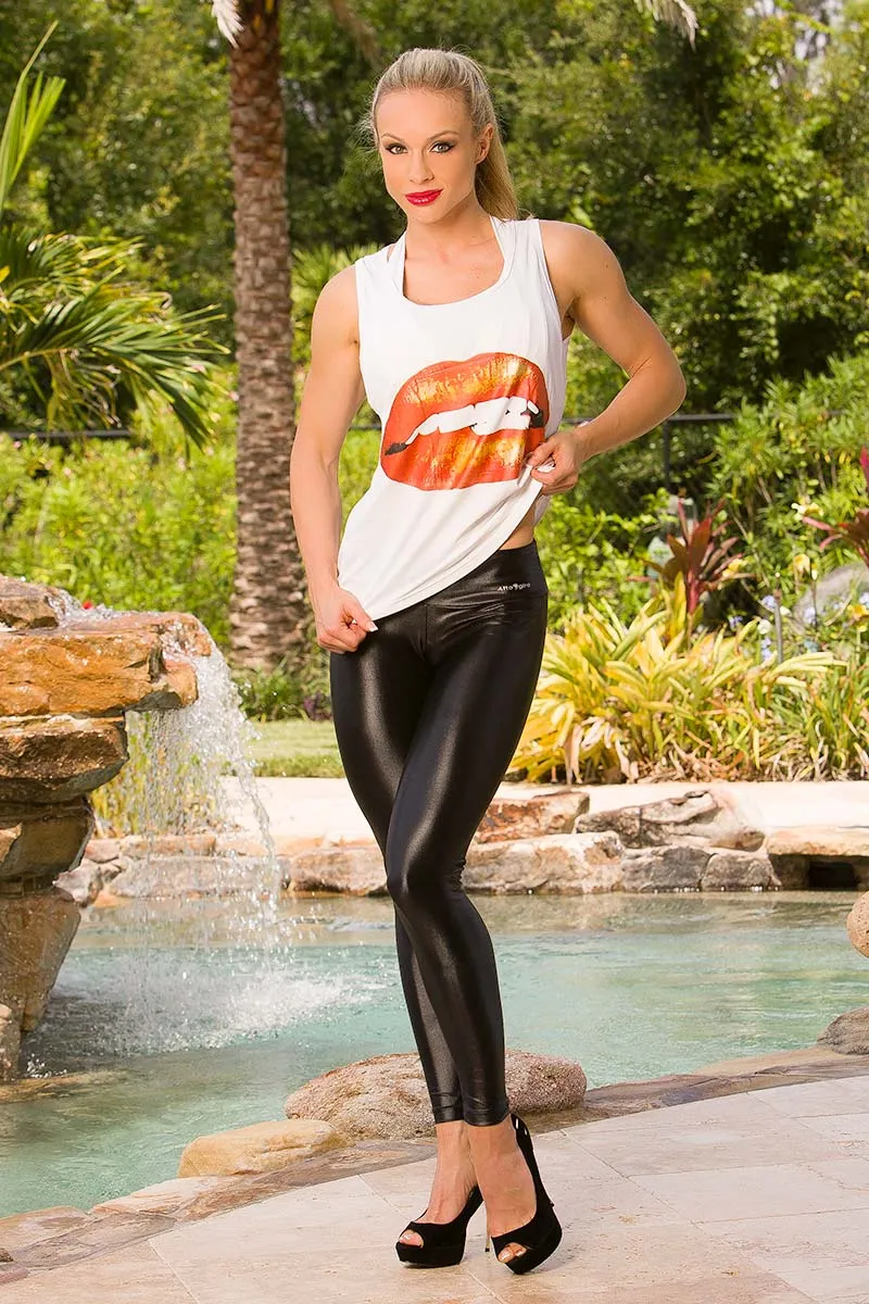 Alto Giro Glossy Zipper Legging