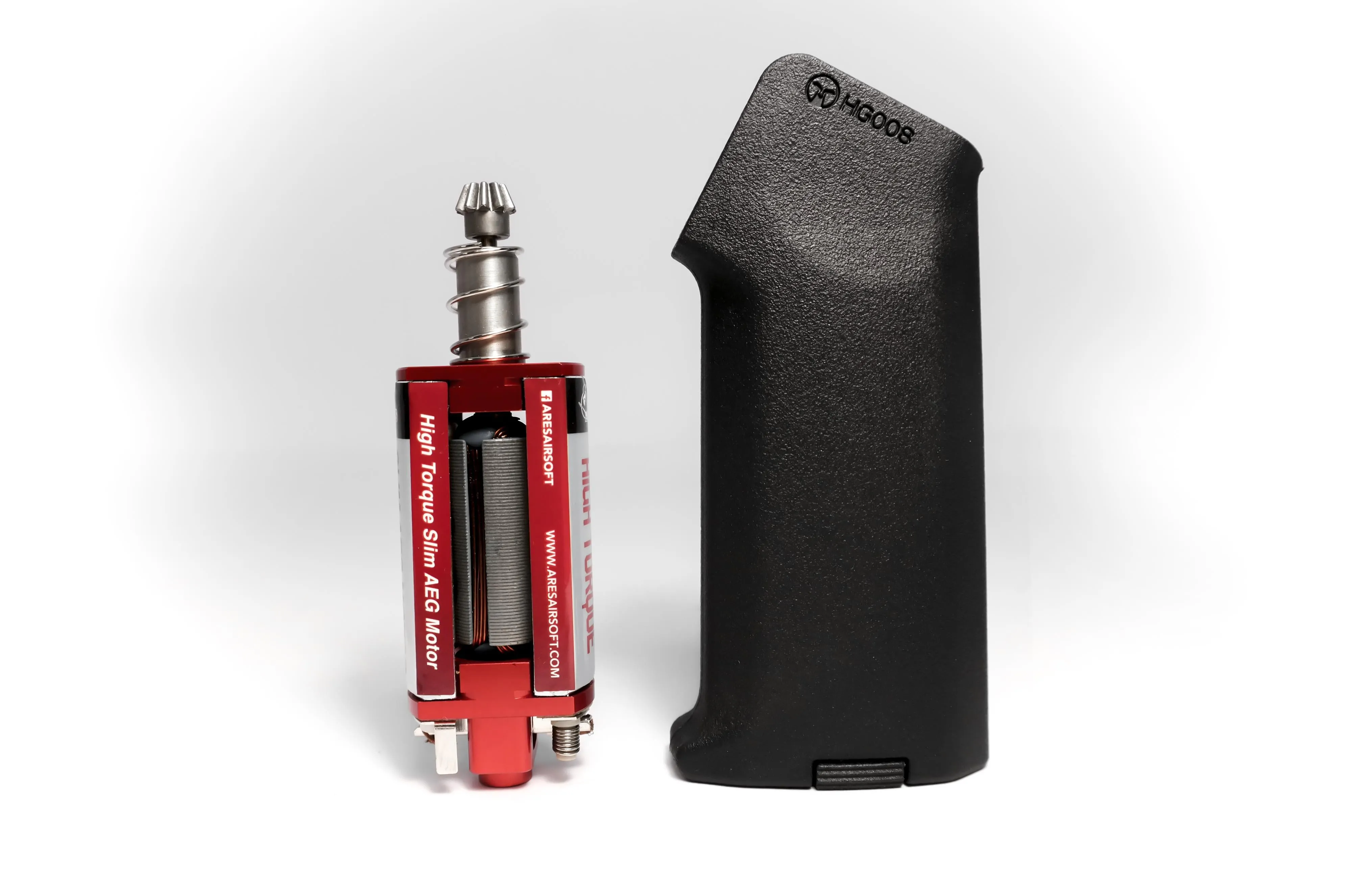 ARES AMOEBA Slim Pistol Grip & Red High Torque Motor. Black