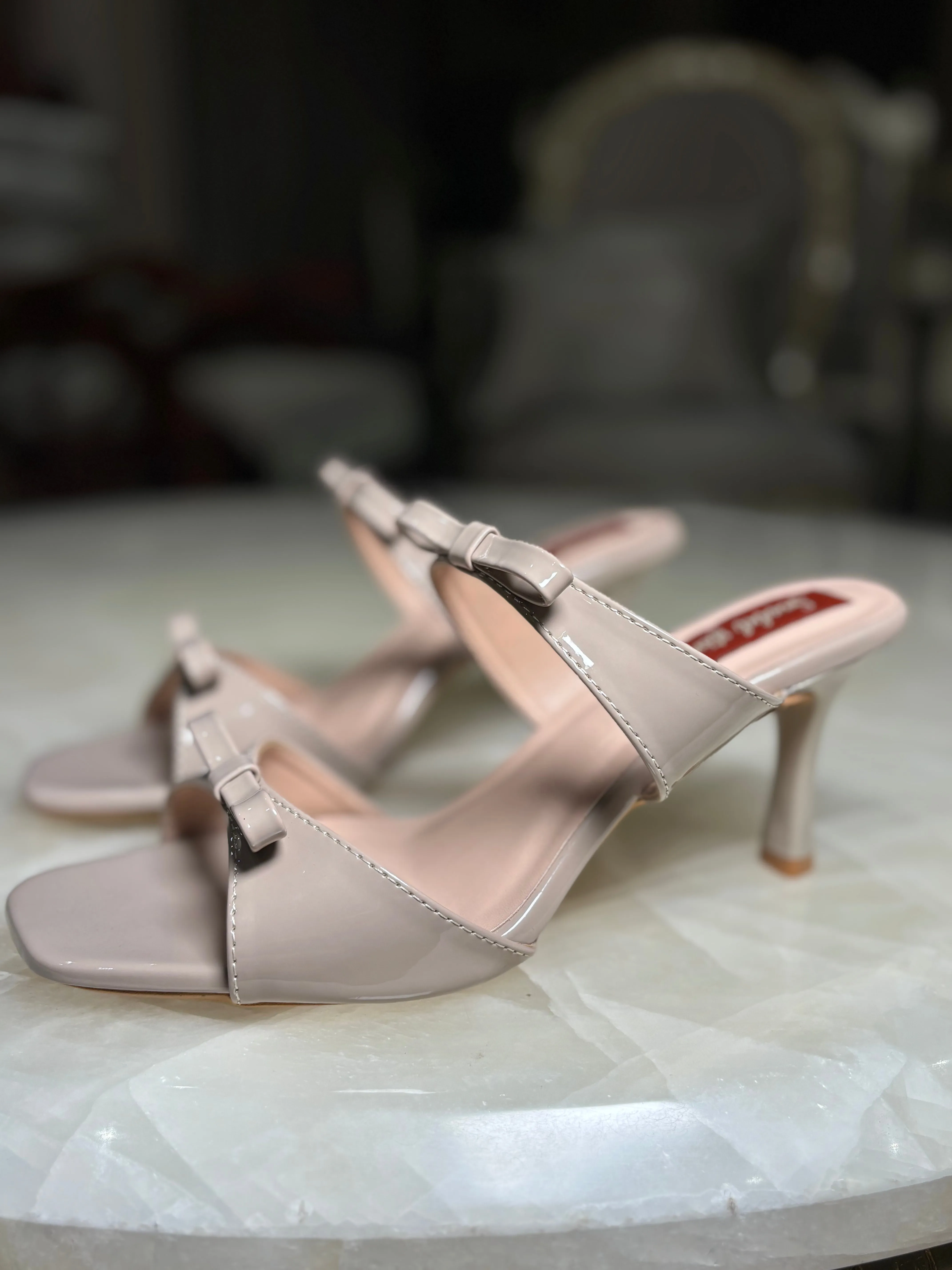 Aria Bow Strap Heels