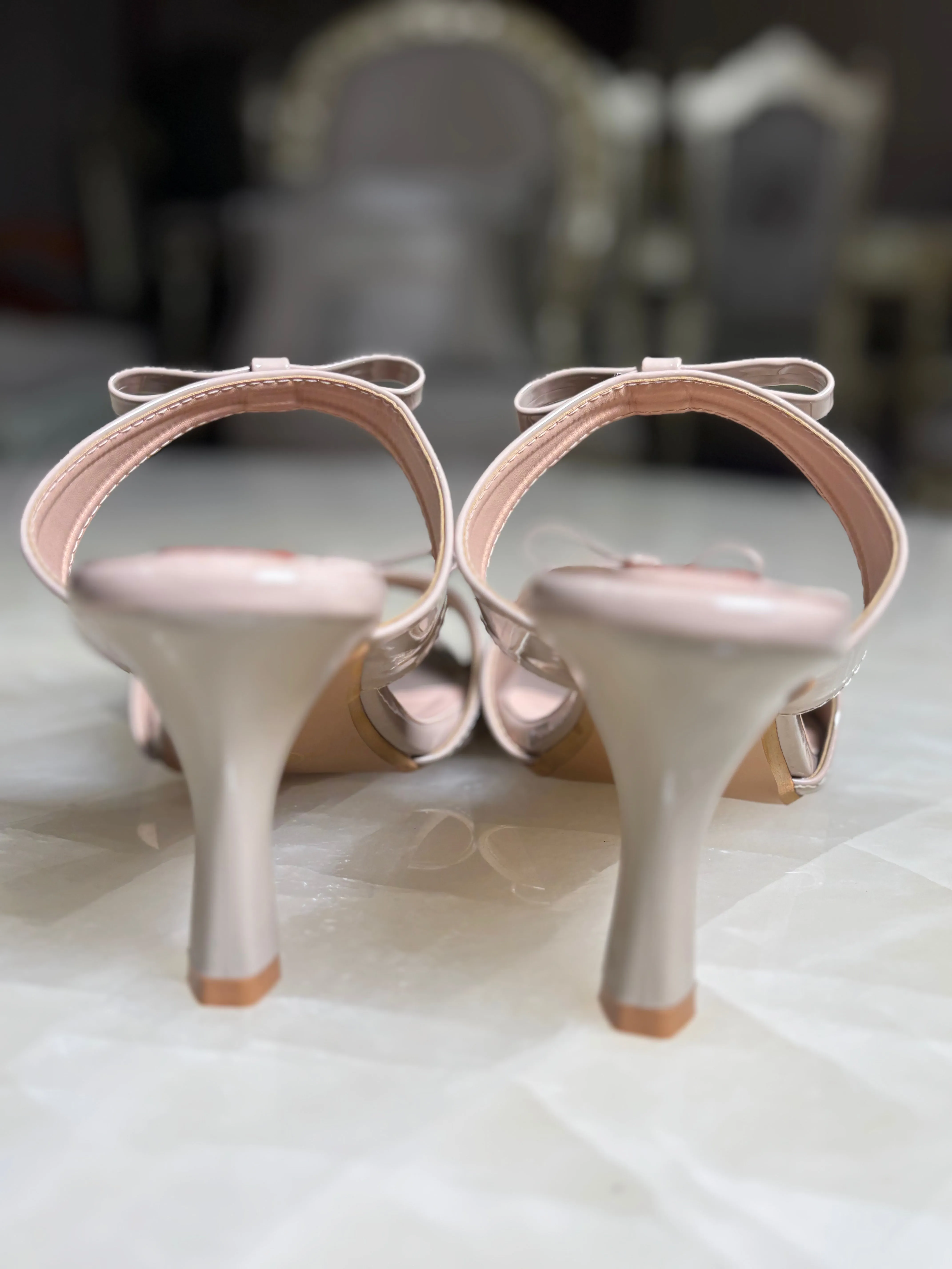 Aria Bow Strap Heels