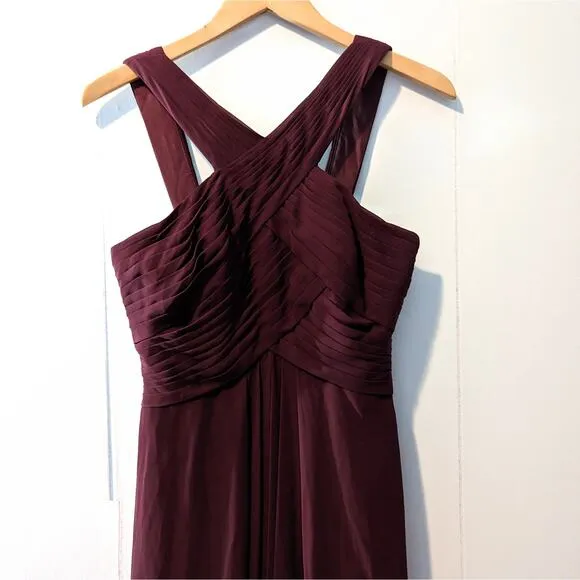 Azazie Kaleigh Dress Size A6 Cabernet