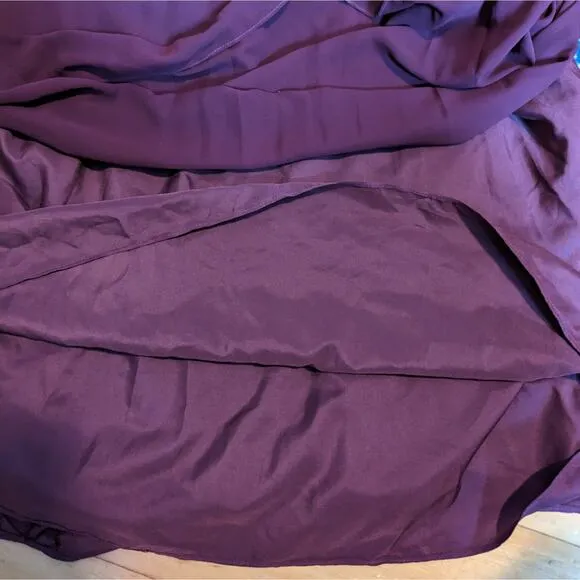 Azazie Kaleigh Dress Size A6 Cabernet