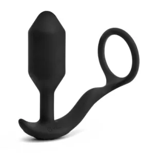 b-Vibe - Vibrating Snug Plug & Tug Medium - Black