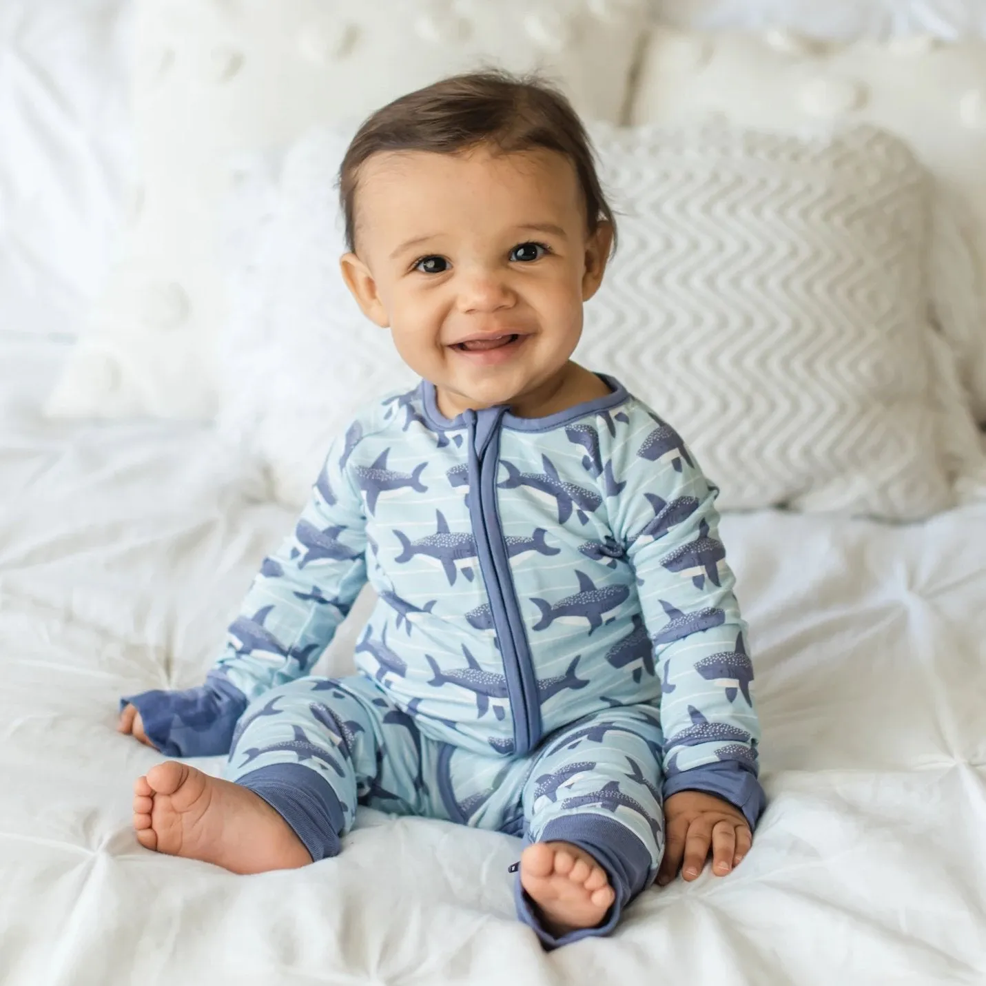 Baby Sharks Sleepsuit