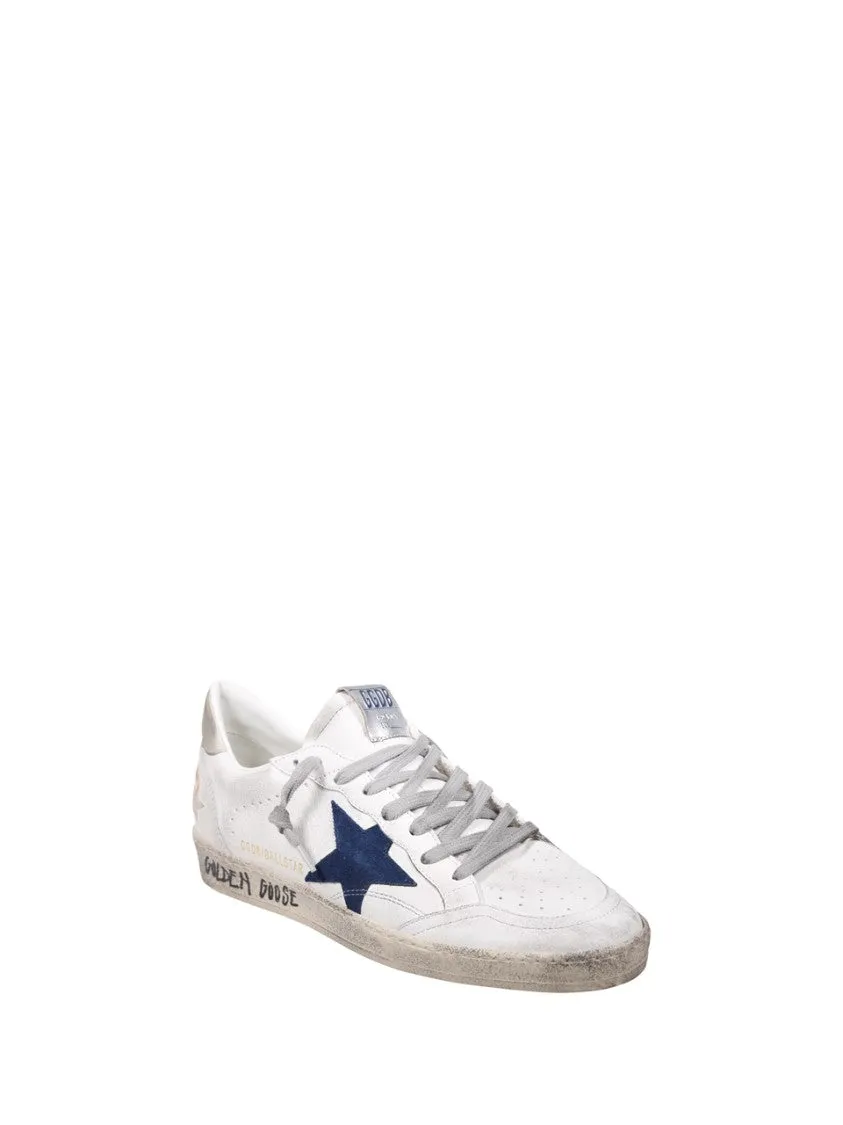 Ballstar Nappa Upper Toe And Spur Suede Star Leather Heel