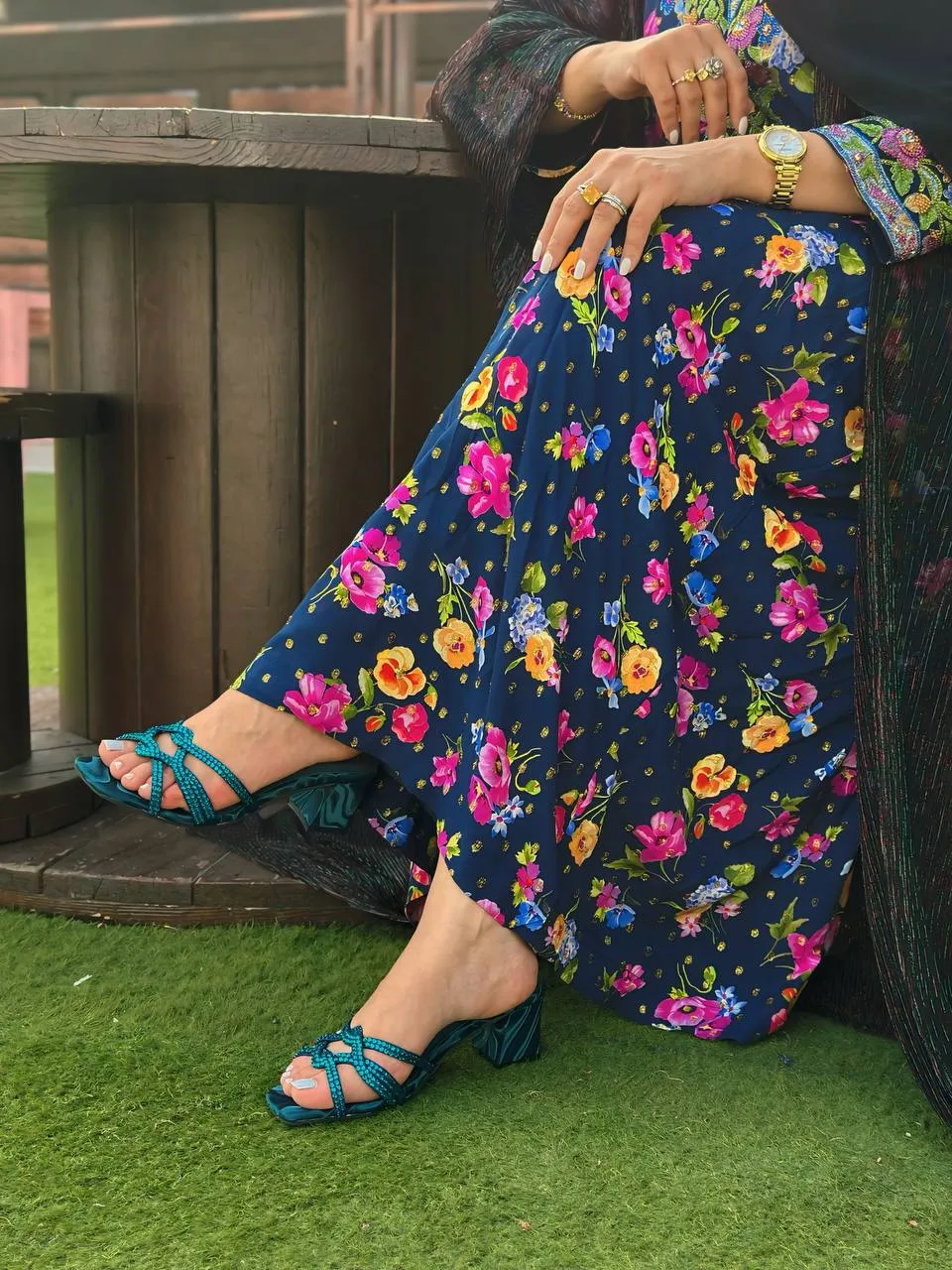 Bella Heels S261H - Teal