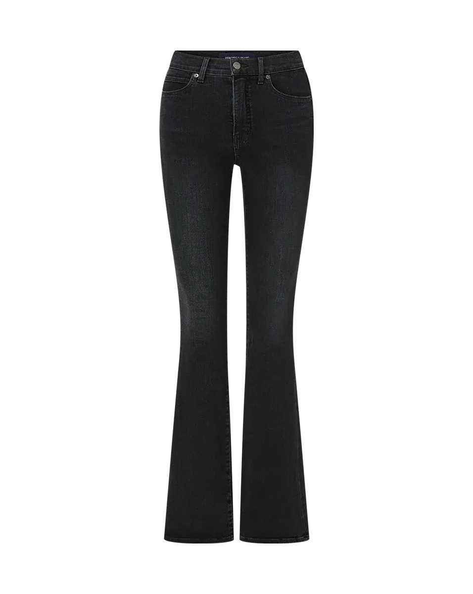 Beverly Skinny Flare Jean - Washed Onyx
