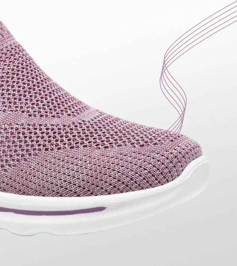 Breathable Mesh and Memory Foam Men's Slip-On Sneakers for Casual Comfort
