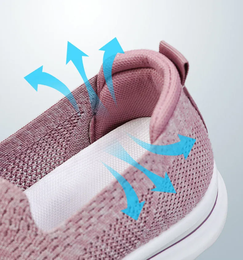 Breathable Mesh and Memory Foam Men's Slip-On Sneakers for Casual Comfort