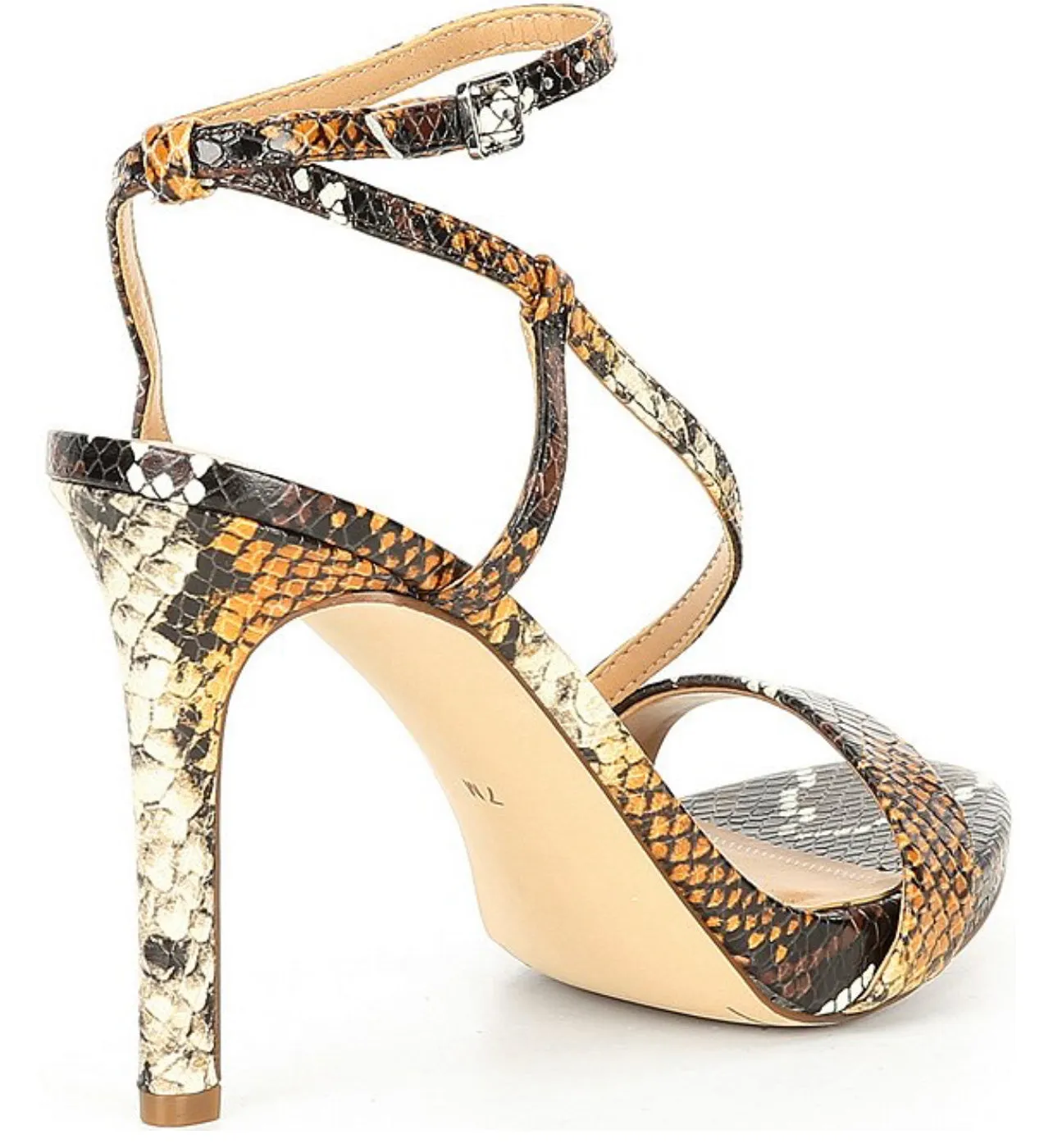 Briley Snakeskin Heels