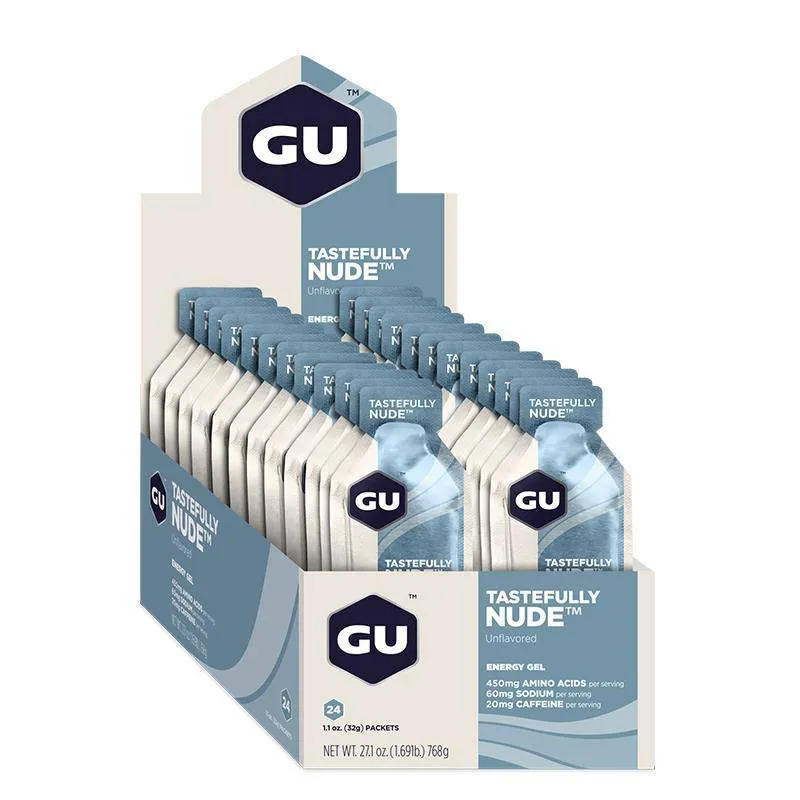Caja de Geles Tastefully Nude (Just Plain) GU Energy