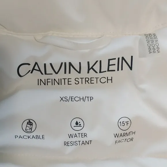 Calvin Klein women's infinite stretch full zip jacket size XS