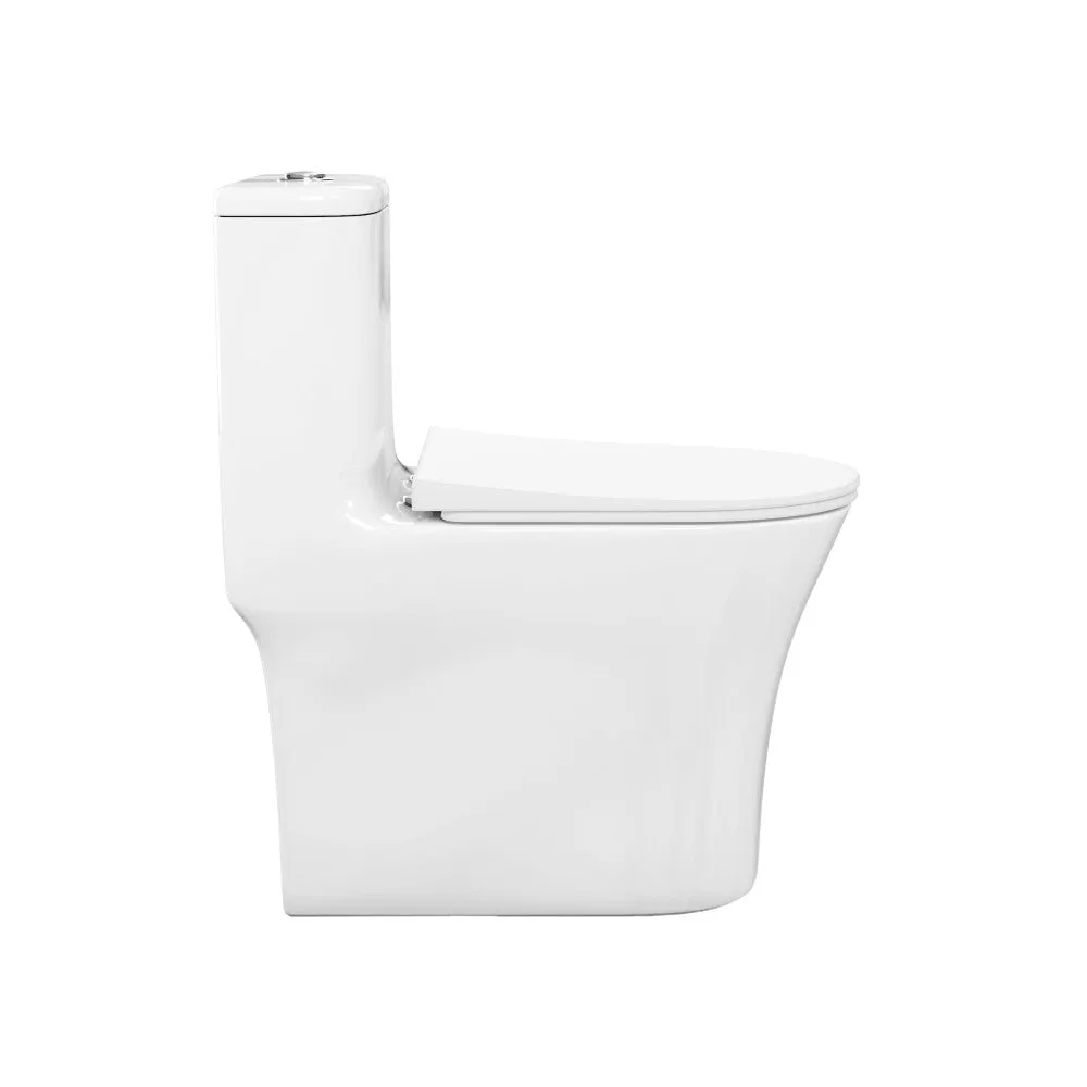 Cascade One-Piece Compact Toilet Dual-Flush 1.1/1.6 gpf