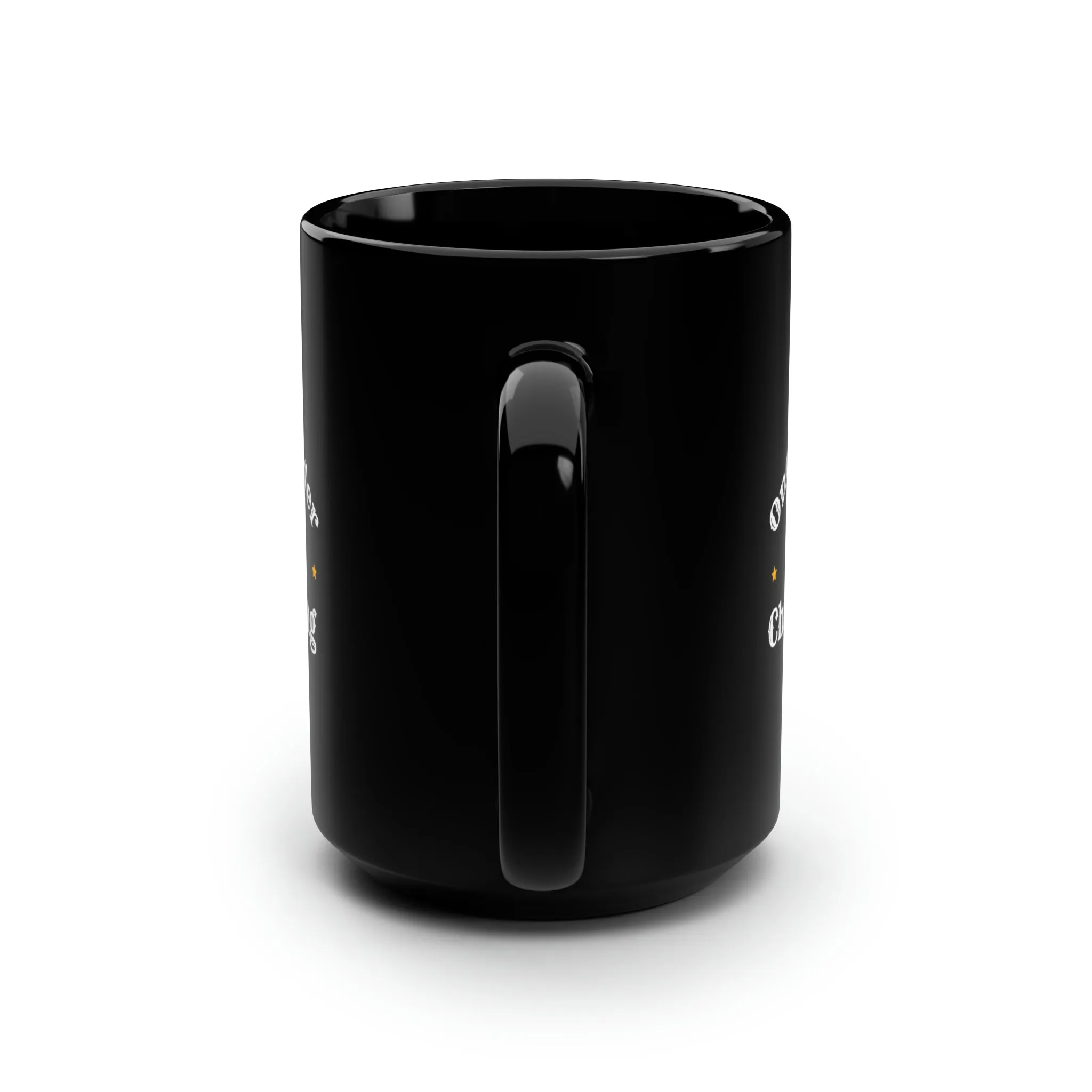 Christian Catholic One Nation Under Christ the King Christian Catholic Black Mug, 15oz