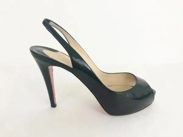 Christian Louboutin Leather Slingback Size 10