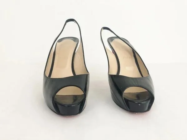 Christian Louboutin Leather Slingback Size 10