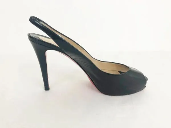 Christian Louboutin Leather Slingback Size 10