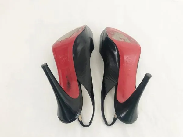 Christian Louboutin Leather Slingback Size 10