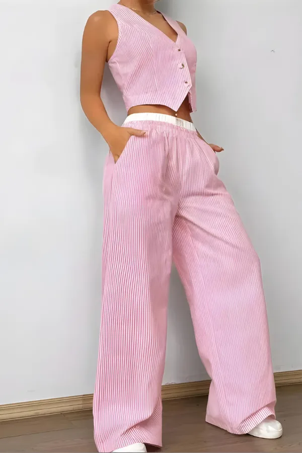Clara | Style and Comfort Vest Set