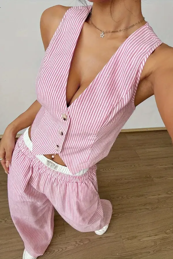 Clara | Style and Comfort Vest Set