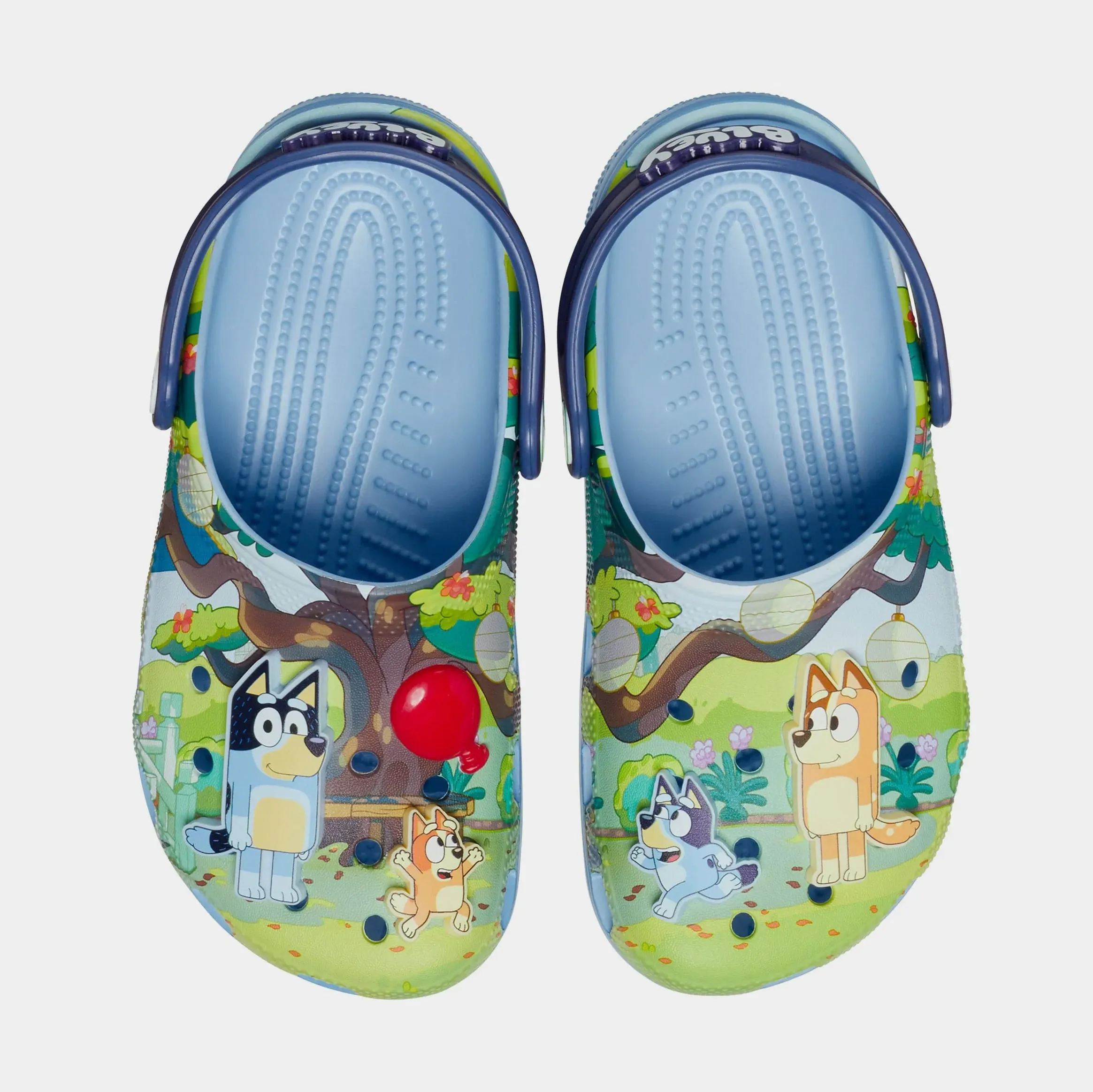 Classic Clog Bluey Infant Toddler Sandals (Blue) Free Shipping