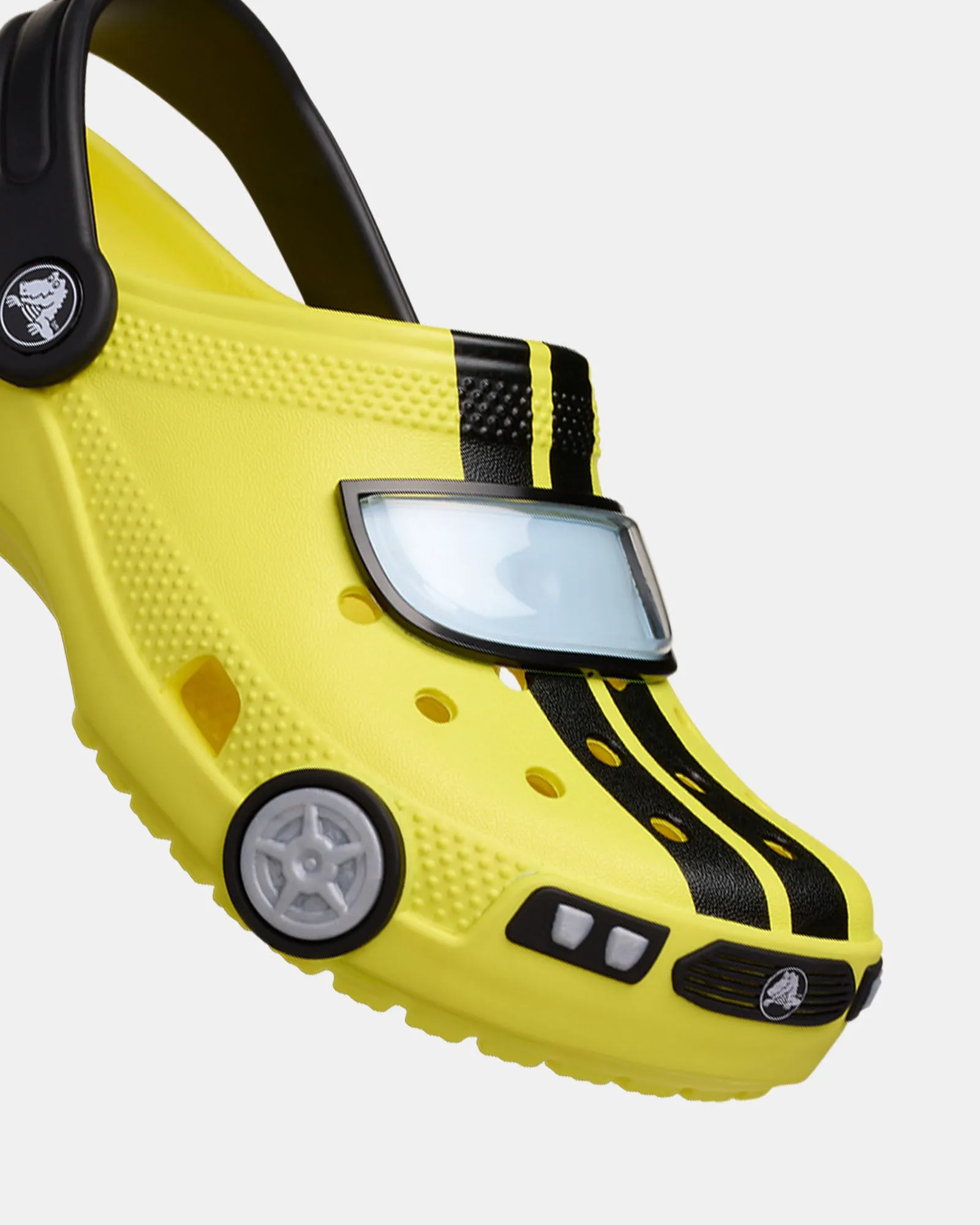 Classic Clog Race Car Inf B Cyber Yellow
