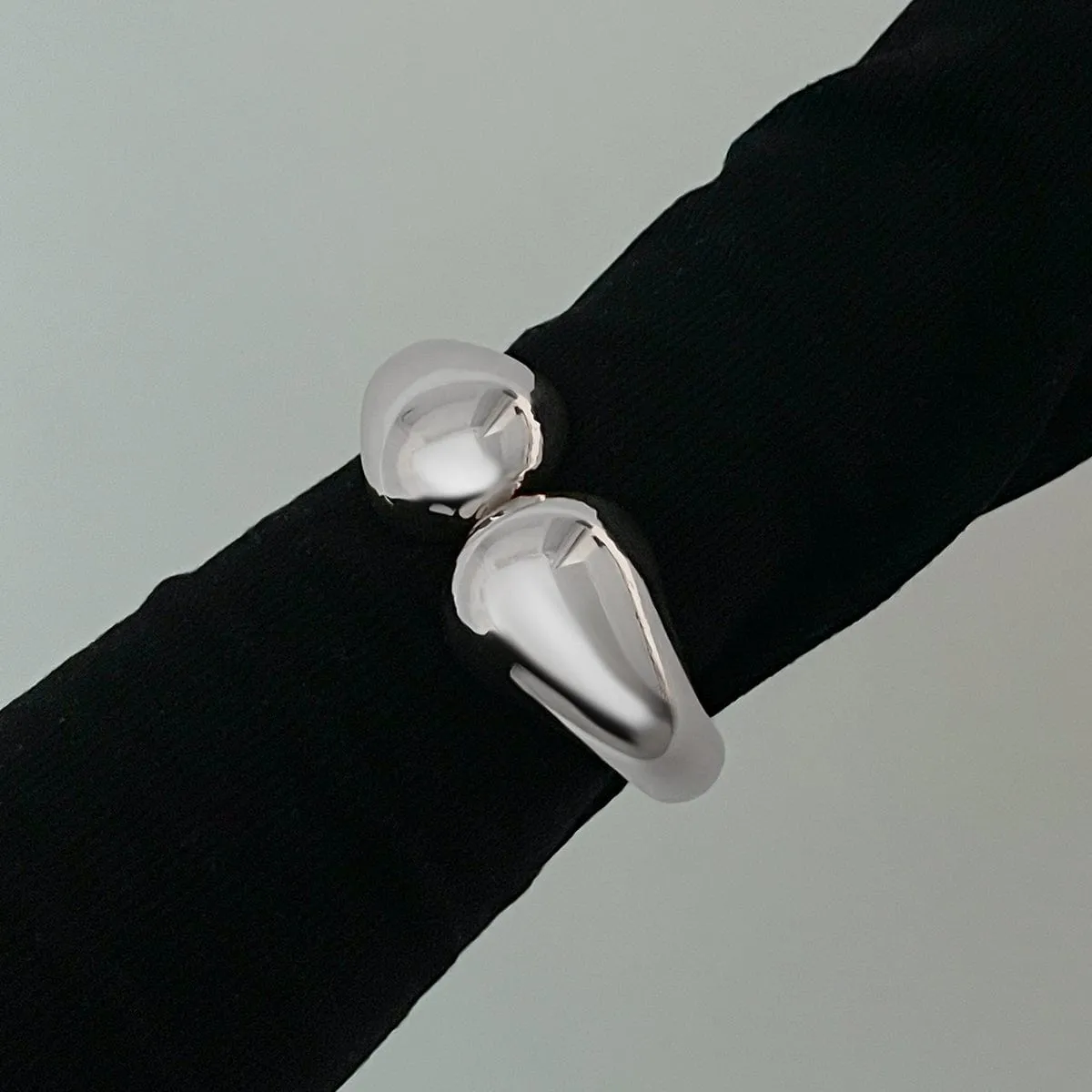 Classic Gold Silver Tone Glossy Open Bangle Bracelet