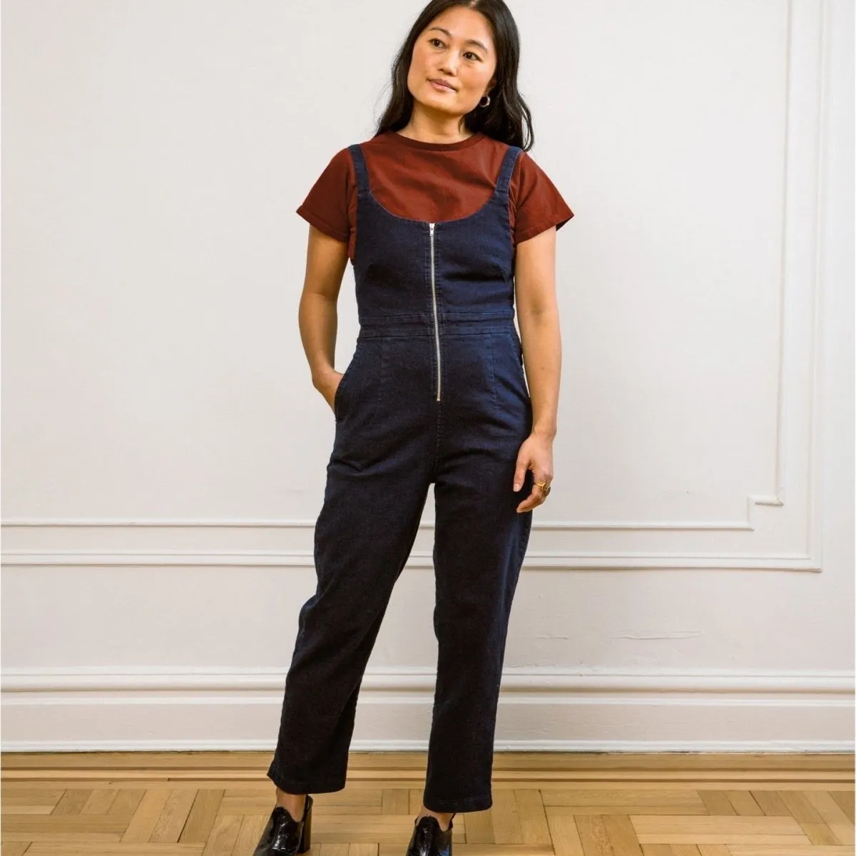 Claudia Jumpsuit in Dark Indigo