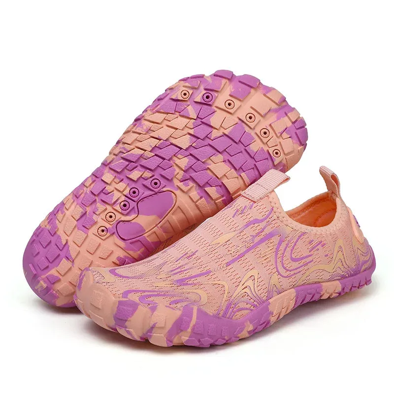 Colorful Flexible Slip On Barefoot Sneakers for Children