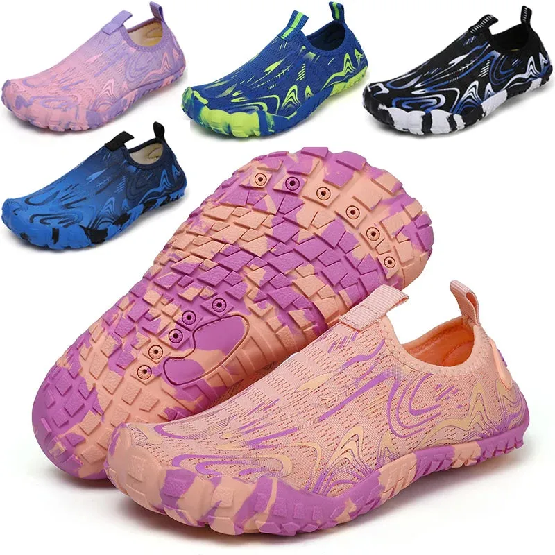 Colorful Flexible Slip On Barefoot Sneakers for Children