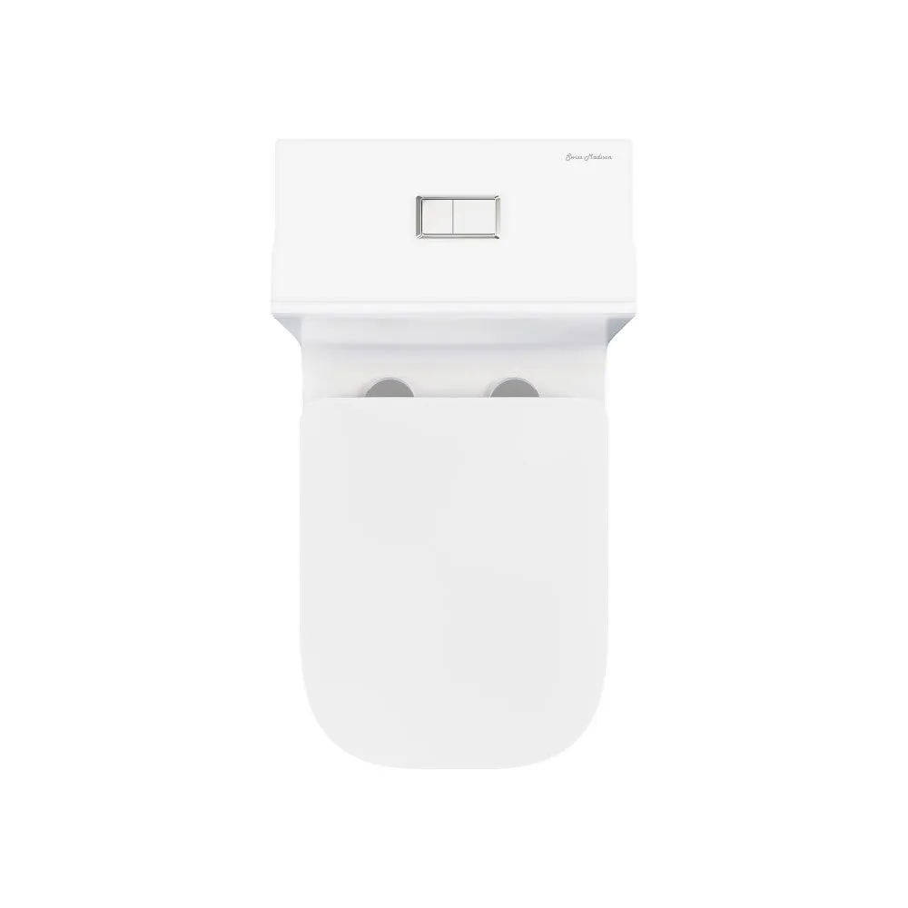 Concorde One Piece Square Toilet Dual Flush 1.1/1.6 gpf in Matte White