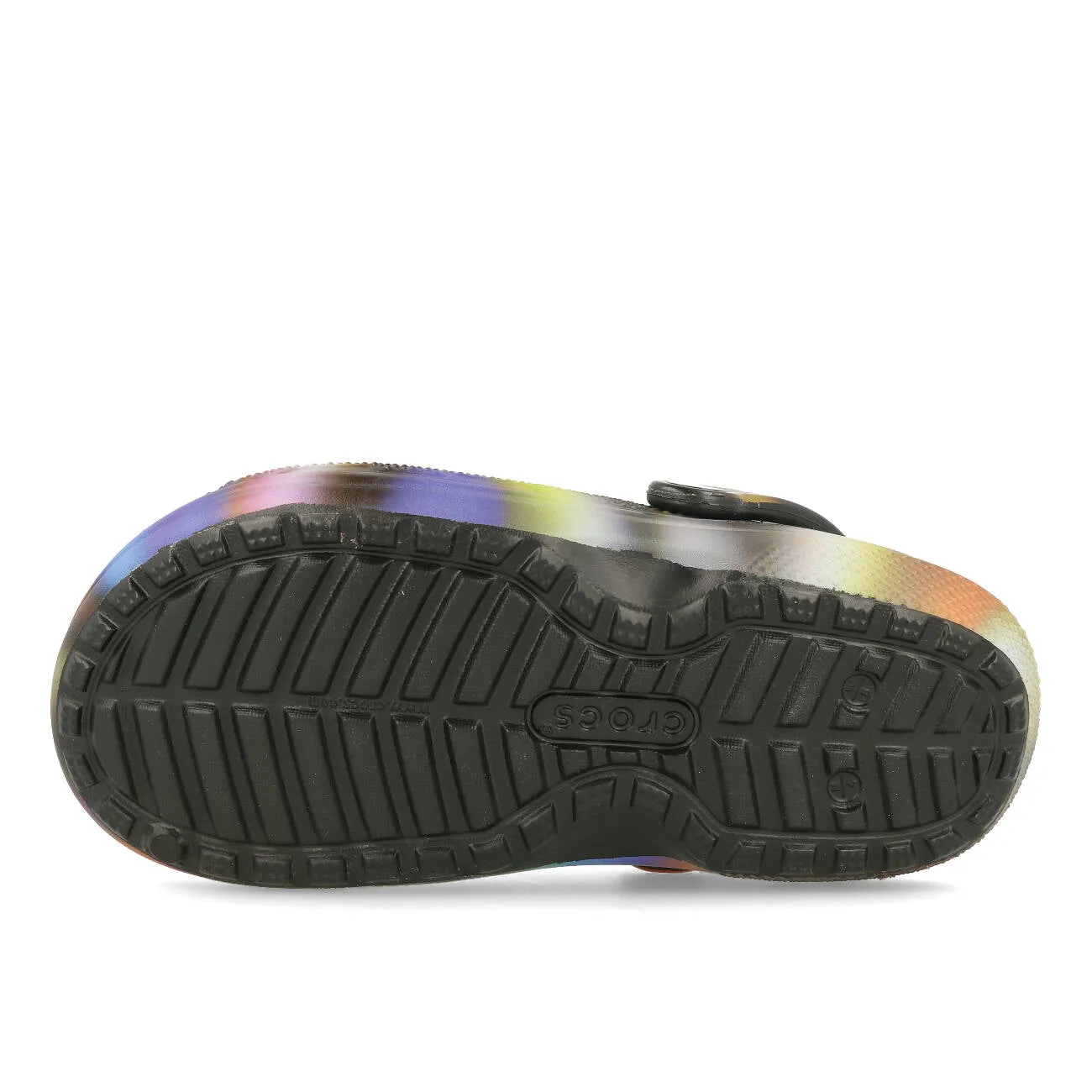 Crocs Classic Lined Solarized Clog Black Multi