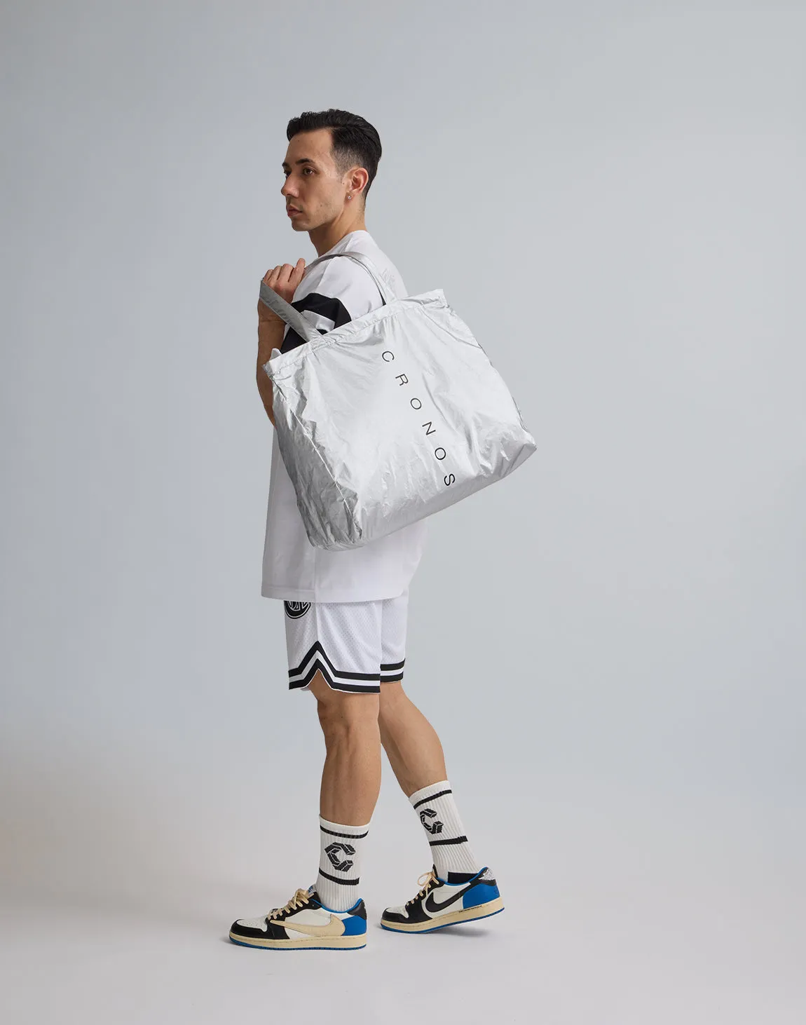 CRONOS PACKABLE TOTE BAG【SILVER】