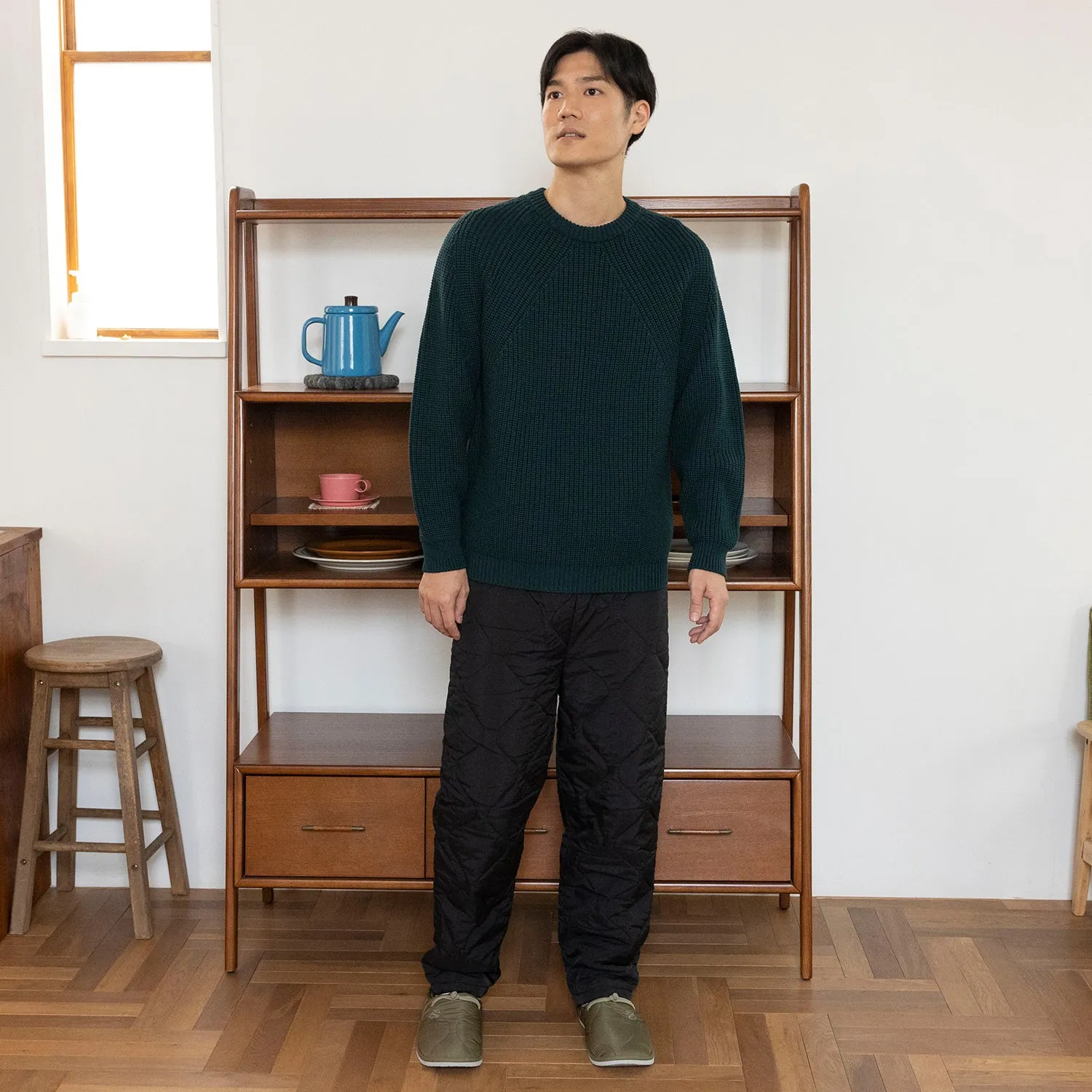 DAN-TEN | ダンテン　COM-FLY  PACKABLE RELAX PANTS L